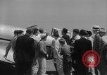Image of Howard Hughes arrives after setting speed record Los Angeles California USA, 1936, second 46 stock footage video 65675070378