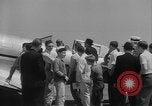 Image of Howard Hughes arrives after setting speed record Los Angeles California USA, 1936, second 47 stock footage video 65675070378