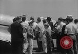 Image of Howard Hughes arrives after setting speed record Los Angeles California USA, 1936, second 50 stock footage video 65675070378