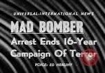 Image of George P Metesky arrested New York City United States USA, 1957, second 15 stock footage video 65675070379