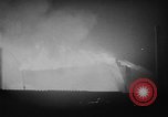 Image of fire in grain elevator Chicago Illinois USA, 1957, second 9 stock footage video 65675070380