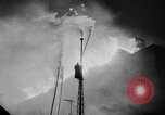 Image of fire in grain elevator Chicago Illinois USA, 1957, second 19 stock footage video 65675070380