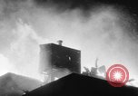 Image of fire in grain elevator Chicago Illinois USA, 1957, second 39 stock footage video 65675070380