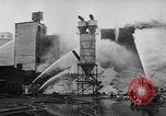 Image of fire in grain elevator Chicago Illinois USA, 1957, second 45 stock footage video 65675070380