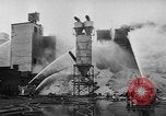 Image of fire in grain elevator Chicago Illinois USA, 1957, second 46 stock footage video 65675070380