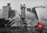 Image of fire in grain elevator Chicago Illinois USA, 1957, second 47 stock footage video 65675070380