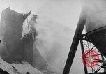 Image of fire in grain elevator Chicago Illinois USA, 1957, second 52 stock footage video 65675070380