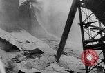 Image of fire in grain elevator Chicago Illinois USA, 1957, second 54 stock footage video 65675070380