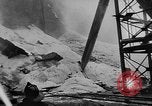 Image of fire in grain elevator Chicago Illinois USA, 1957, second 55 stock footage video 65675070380