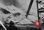 Image of fire in grain elevator Chicago Illinois USA, 1957, second 56 stock footage video 65675070380