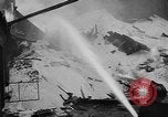 Image of fire in grain elevator Chicago Illinois USA, 1957, second 60 stock footage video 65675070380
