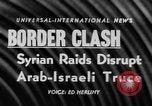 Standbild Israel-Syria Grenze clash syrischen Grenze, 1957, aus Sekunde 15 historischem Filmmaterial Videoclip 65675070395