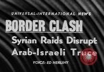 Standbild Israel-Syria Grenze clash syrischen Grenze, 1957, aus Sekunde 16 historischem Filmmaterial Videoclip 65675070395