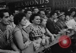 Image of invitational preview of film "Man of a Thousand Faces" New York City USA, 1957, second 11 stock footage video 65675070397