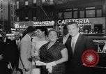 Image of invitational preview of film "Man of a Thousand Faces" New York City USA, 1957, second 18 stock footage video 65675070397