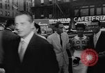 Image of invitational preview of film "Man of a Thousand Faces" New York City USA, 1957, second 21 stock footage video 65675070397