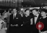 Image of invitational preview of film "Man of a Thousand Faces" New York City USA, 1957, second 22 stock footage video 65675070397