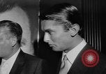 Image of invitational preview of film "Man of a Thousand Faces" New York City USA, 1957, second 36 stock footage video 65675070397