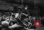 Image of Althea Gibson celebration after Wimbledon victory New York City USA, 1957, second 17 stock footage video 65675070399