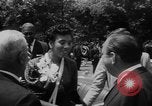 Image of Althea Gibson celebration after Wimbledon victory New York City USA, 1957, second 30 stock footage video 65675070399