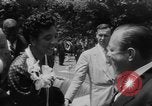 Image of Althea Gibson celebration after Wimbledon victory New York City USA, 1957, second 31 stock footage video 65675070399
