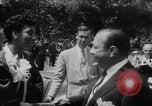 Image of Althea Gibson celebration after Wimbledon victory New York City USA, 1957, second 33 stock footage video 65675070399