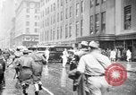 Image of aircraft crash into Empire State Building New York City USA, 1945, second 36 stock footage video 65675070402