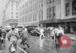 Image of aircraft crash into Empire State Building New York City USA, 1945, second 38 stock footage video 65675070402
