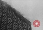 Image of aircraft crash into Empire State Building New York City USA, 1945, second 55 stock footage video 65675070402