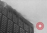 Image of aircraft crash into Empire State Building New York City USA, 1945, second 57 stock footage video 65675070402