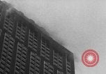 Image of aircraft crash into Empire State Building New York City USA, 1945, second 58 stock footage video 65675070402