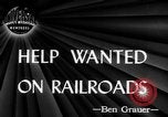 Image of American railroads United States USA, 1945, second 3 stock footage video 65675070404