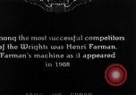Image of Henri Farman France, 1908, second 1 stock footage video 65675070411