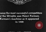 Image of Henri Farman France, 1908, second 10 stock footage video 65675070411