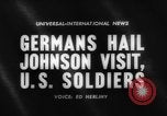 Image of Lyndon B Johnson Berlin West Germany, 1961, second 3 stock footage video 65675070428