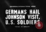 Image of Lyndon B Johnson Berlin West Germany, 1961, second 4 stock footage video 65675070428