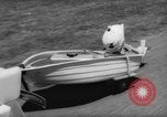 Standbild Mann angeln gehen und Waschbecken kleinen Boot Florida United States USA, 1961, aus Sekunde 10 historischem Filmmaterial Videoclip 65675070432