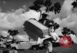 Standbild Mann angeln gehen und Waschbecken kleinen Boot Florida United States USA, 1961, aus Sekunde 46 historischem Filmmaterial Videoclip 65675070432