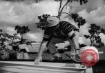 Standbild Mann angeln gehen und Waschbecken kleinen Boot Florida United States USA, 1961, aus Sekunde 52 historischem Filmmaterial Videoclip 65675070432