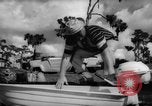 Standbild Mann angeln gehen und Waschbecken kleinen Boot Florida United States USA, 1961, aus Sekunde 53 historischem Filmmaterial Videoclip 65675070432