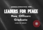 Image of military academy graduation ceremony United States USA, 1962, second 1 stock footage video 65675070433