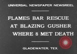 Image of burning gusher Gladewater Texas USA, 1931, second 4 stock footage video 65675070438