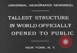 Image of Empire State Building on opening day New York City USA, 1931, second 3 stock footage video 65675070440
