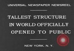 Image of Empire State Building on opening day New York City USA, 1931, second 4 stock footage video 65675070440