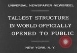 Image of Empire State Building on opening day New York City USA, 1931, second 5 stock footage video 65675070440