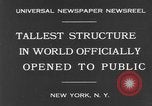 Image of Empire State Building on opening day New York City USA, 1931, second 6 stock footage video 65675070440