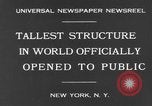 Image of Empire State Building on opening day New York City USA, 1931, second 7 stock footage video 65675070440