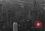 Image of Empire State Building on opening day New York City USA, 1931, second 11 stock footage video 65675070440