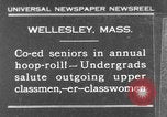 Image of annual hoop roll Wellesley Massachusetts USA, 1931, second 1 stock footage video 65675070441