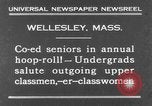 Image of annual hoop roll Wellesley Massachusetts USA, 1931, second 3 stock footage video 65675070441